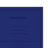 Lady Jillian -  Drawer Cabinet Navy Blue 80x35x101,5 cm Steel